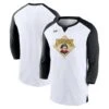 Men's Pittsburgh Pirates Nike White/Black Rewind 3/4-Sleeve T-Shirt