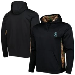 Men's Seattle Mariners Dunbrooke Black Ranger Pullover Hoodie