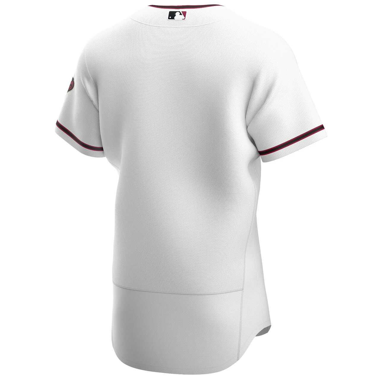 Men's Arizona Diamondbacks Nike White/Crimson Home Authentic Team Jersey - Image 3