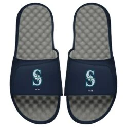Men's Seattle Mariners ISlide Navy/Gray Slide Sandals