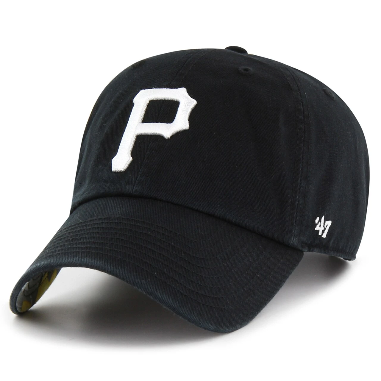 Men's Pittsburgh Pirates '47 Black Dark Tropic Clean Up Adjustable Hat