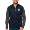 Men's New York Yankees Antigua Navy Links Full-Zip Golf Vest
