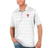 Men's Philadelphia Phillies Antigua White Compass Polo