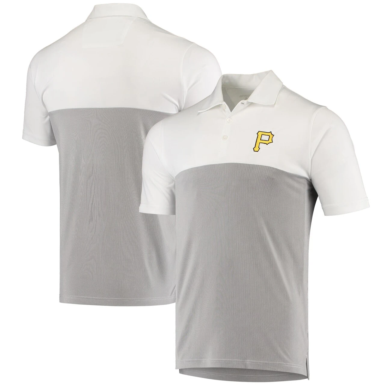 Men's Pittsburgh Pirates Antigua White Venture Polo