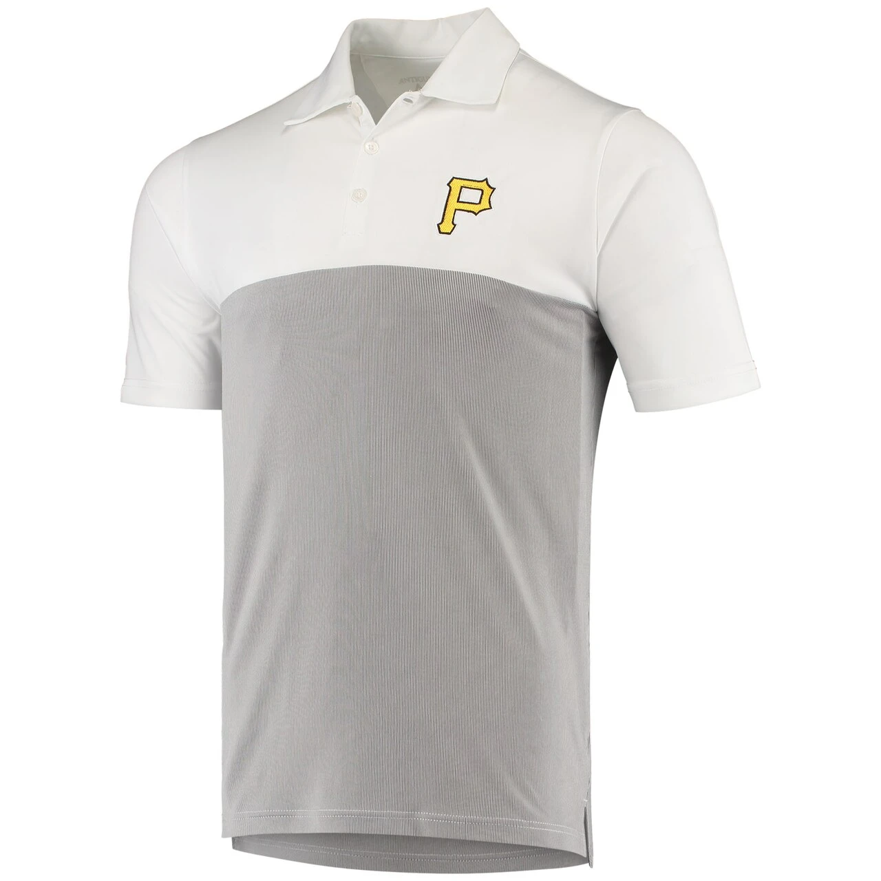 Men's Pittsburgh Pirates Antigua White Venture Polo - Image 2
