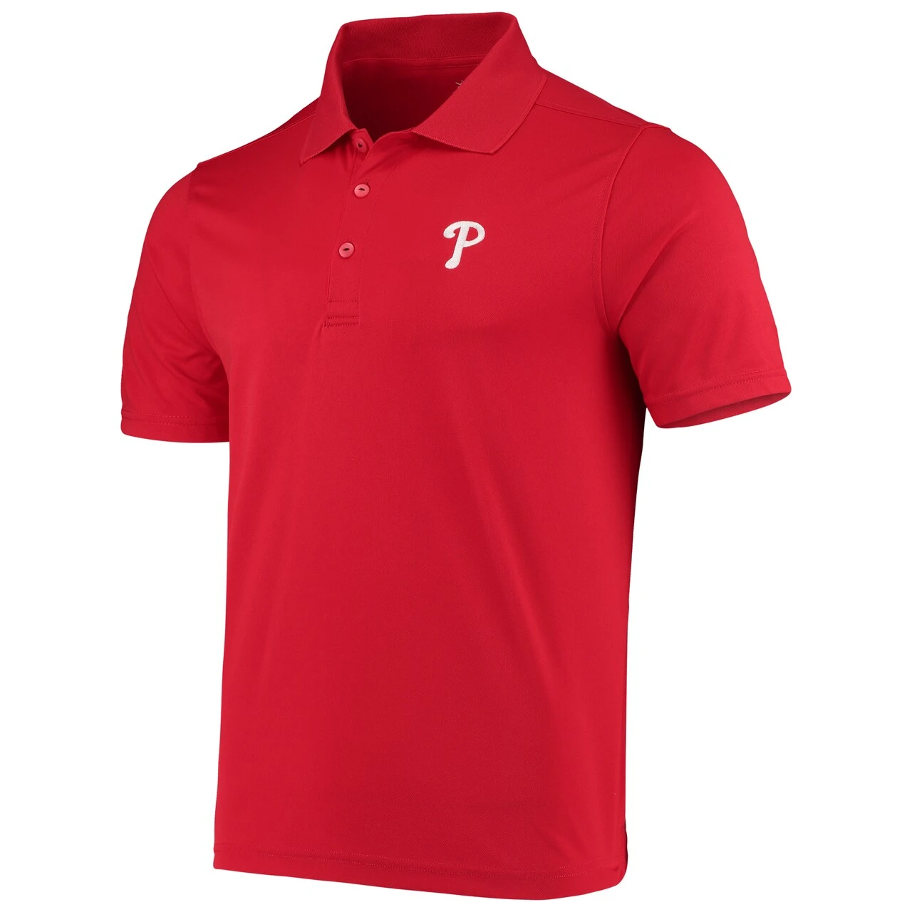Men's Philadelphia Phillies CBUK By Cutter & Buck Red Fairwood Polo - Image 2