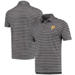 Men's Pittsburgh Pirates Columbia Black Members Omni-Wick Polo
