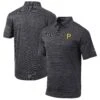 Men's Pittsburgh Pirates Columbia Black Set Omni-Wick Polo