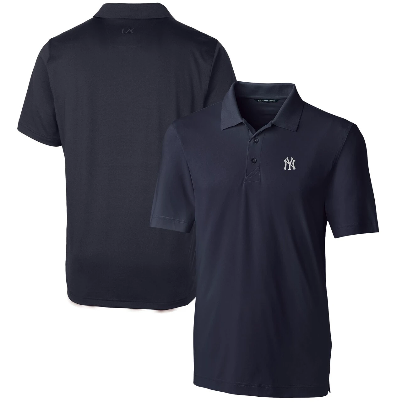 Men's New York Yankees Cutter & Buck Navy Forge Stretch Polo