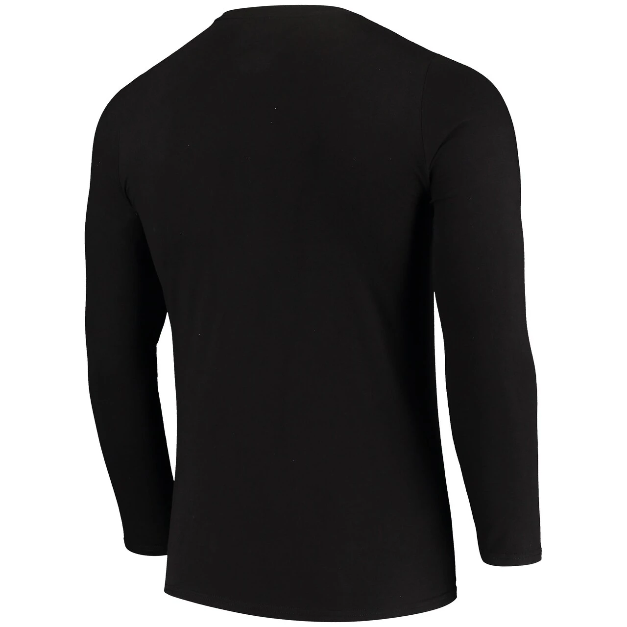 Men's Pittsburgh Pirates Fanatics Branded Black Abbreviate Long Sleeve T-Shirt - Image 3