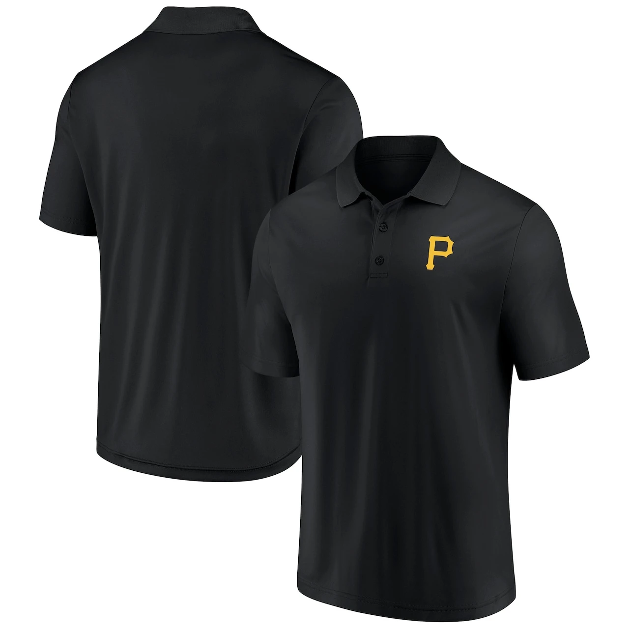 Men's Pittsburgh Pirates Fanatics Branded Black Winning Streak Polo