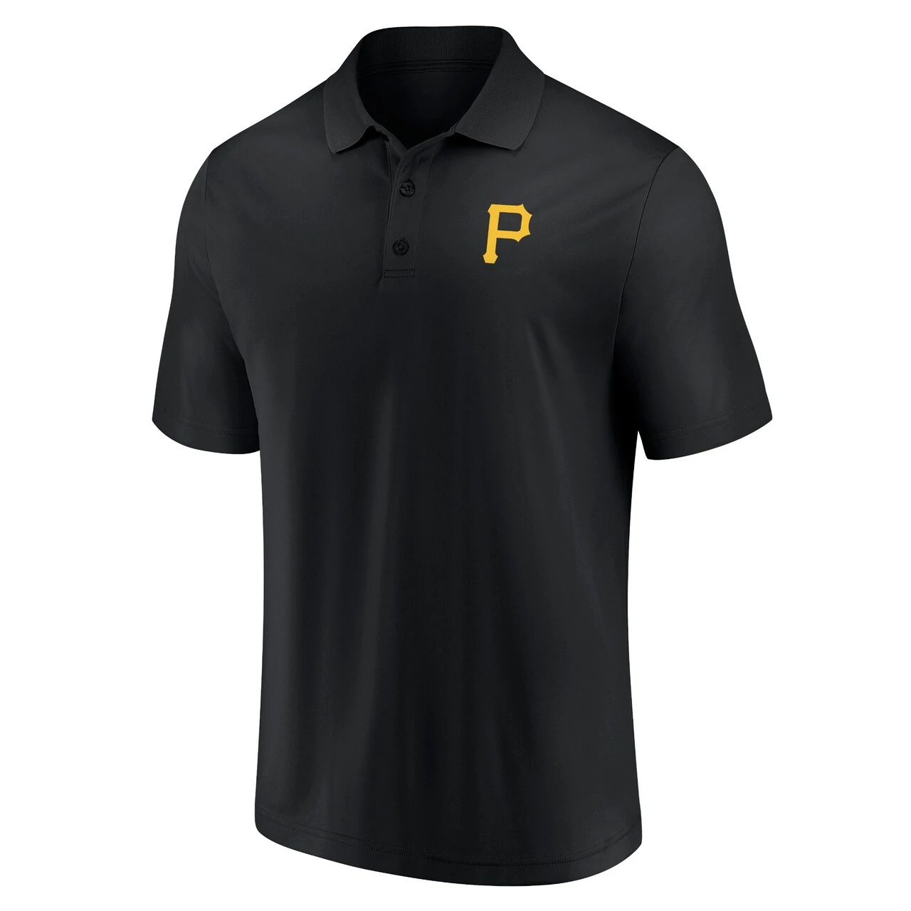 Men's Pittsburgh Pirates Fanatics Branded Black Winning Streak Polo - Image 2