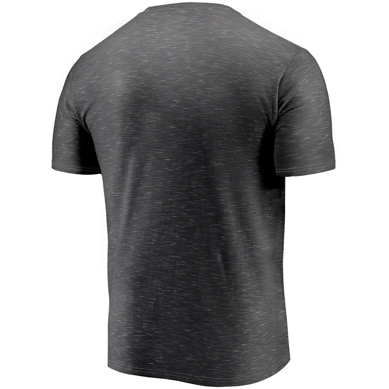 Men's Arizona Diamondbacks Fanatics Branded Charcoal Official Logo Space Dye T-Shirt - Image 3