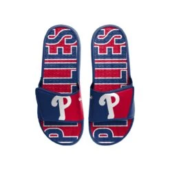 Men's Philadelphia Phillies FOCO Logo Gel Slide Sandals