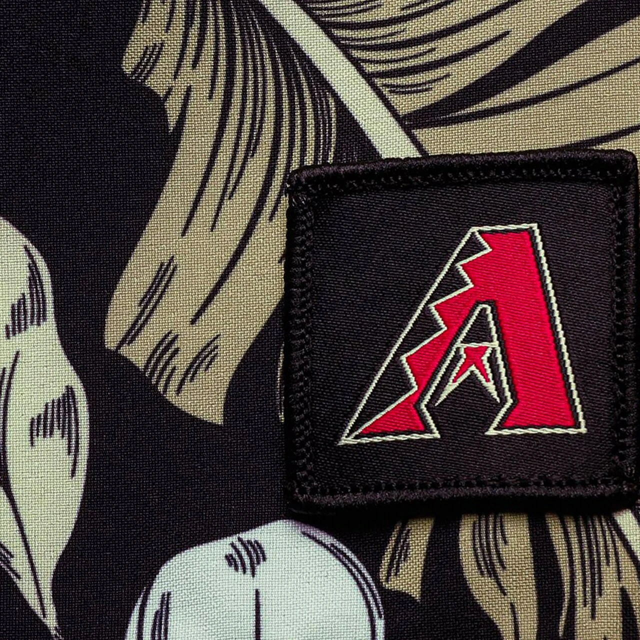 Men's Arizona Diamondbacks Black Hurley X '47 Cannonball Tropics Swim Shorts - Image 4