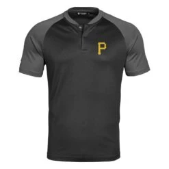 Men's Pittsburgh Pirates Levelwear Black Blade Polo