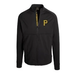 Men's Pittsburgh Pirates Levelwear Black Nitro Full-Zip Jacket