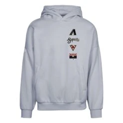 Men's Arizona Diamondbacks Levelwear Gray City Connect Contact Baseline Pullover Hoodie