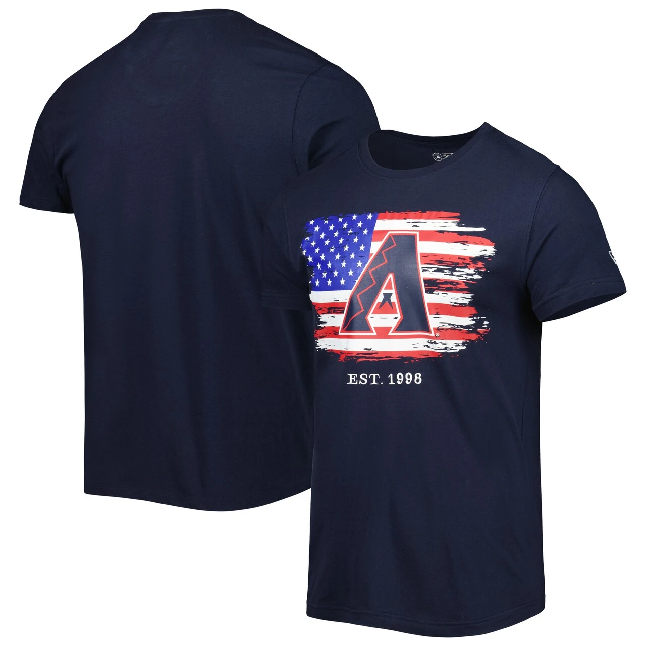 Men's Arizona Diamondbacks New Era Navy 4th Of July Jersey T-Shirt