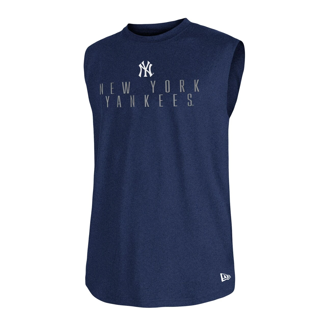 Men's New York Yankees New Era Navy Team Muscle Tank Top - Image 2