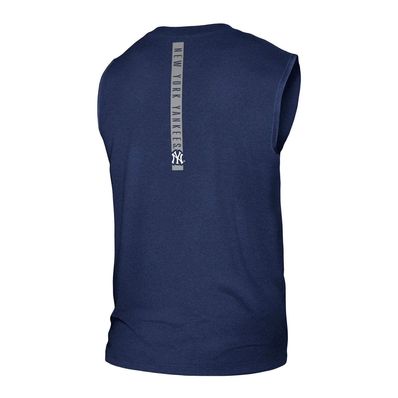 Men's New York Yankees New Era Navy Team Muscle Tank Top - Image 3