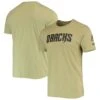 Men's Arizona Diamondbacks New Era Olive Brushed Armed Forces T-Shirt