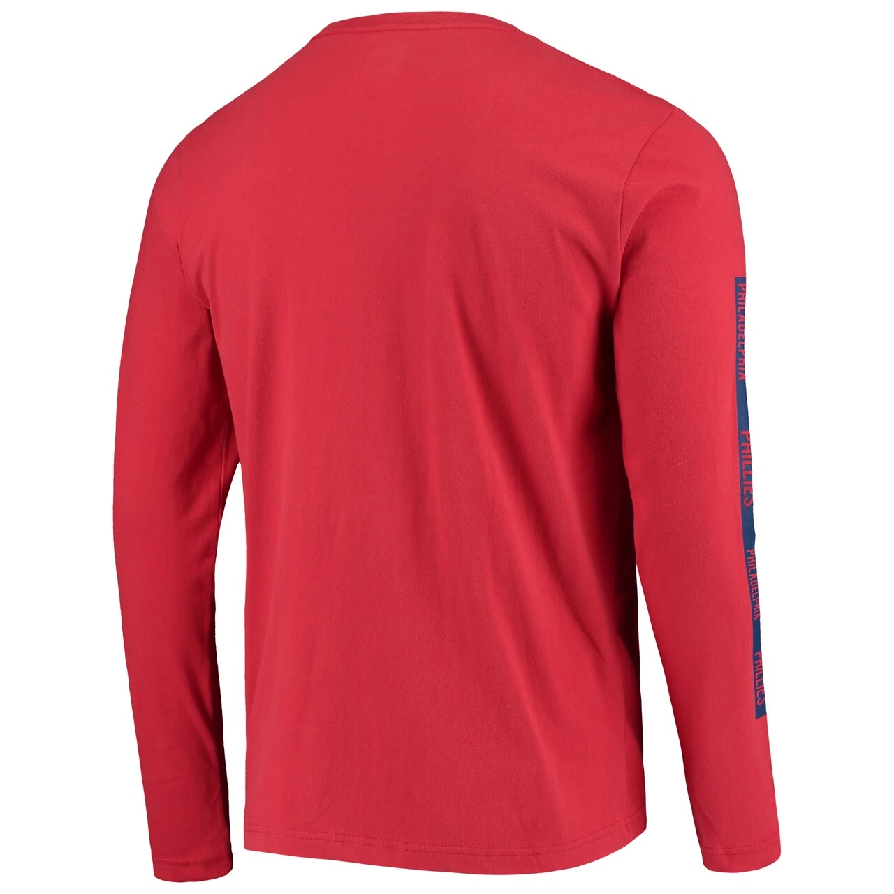 Men's Philadelphia Phillies New Era Red Long Sleeve T-Shirt - Image 3