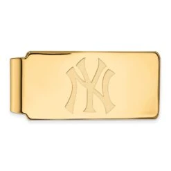 Men's New York Yankees 14k Yellow Gold Money Clip