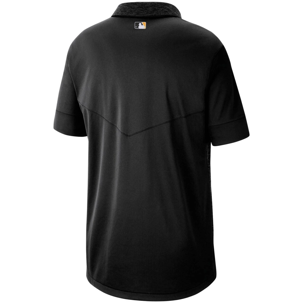 Men's Pittsburgh Pirates Nike Black Authentic Collection Team Logo Elite Polo - Image 3