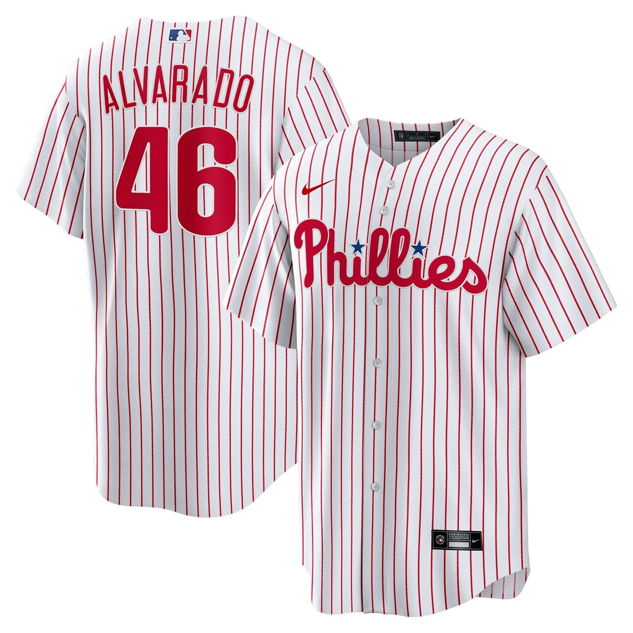 Men's Philadelphia Phillies José Alvarado Nike White Home Replica Player Jersey
