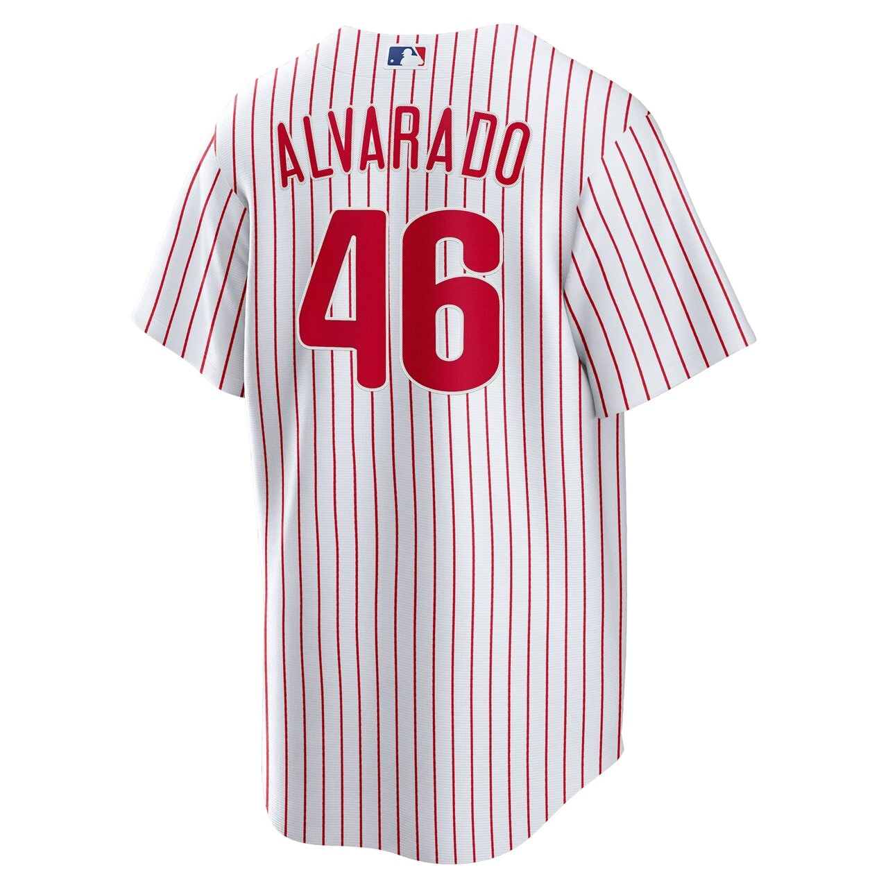 Men's Philadelphia Phillies José Alvarado Nike White Home Replica Player Jersey - Image 3