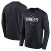Men's New York Yankees Nike Navy Authentic Collection Team Logo Legend Performance Long Sleeve T-Shirt