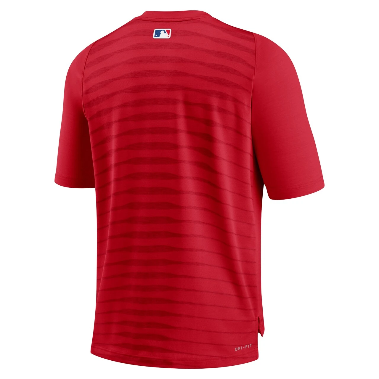 Men's Philadelphia Phillies Nike Red Authentic Collection Pregame Raglan Performance V-Neck T-Shirt - Image 3