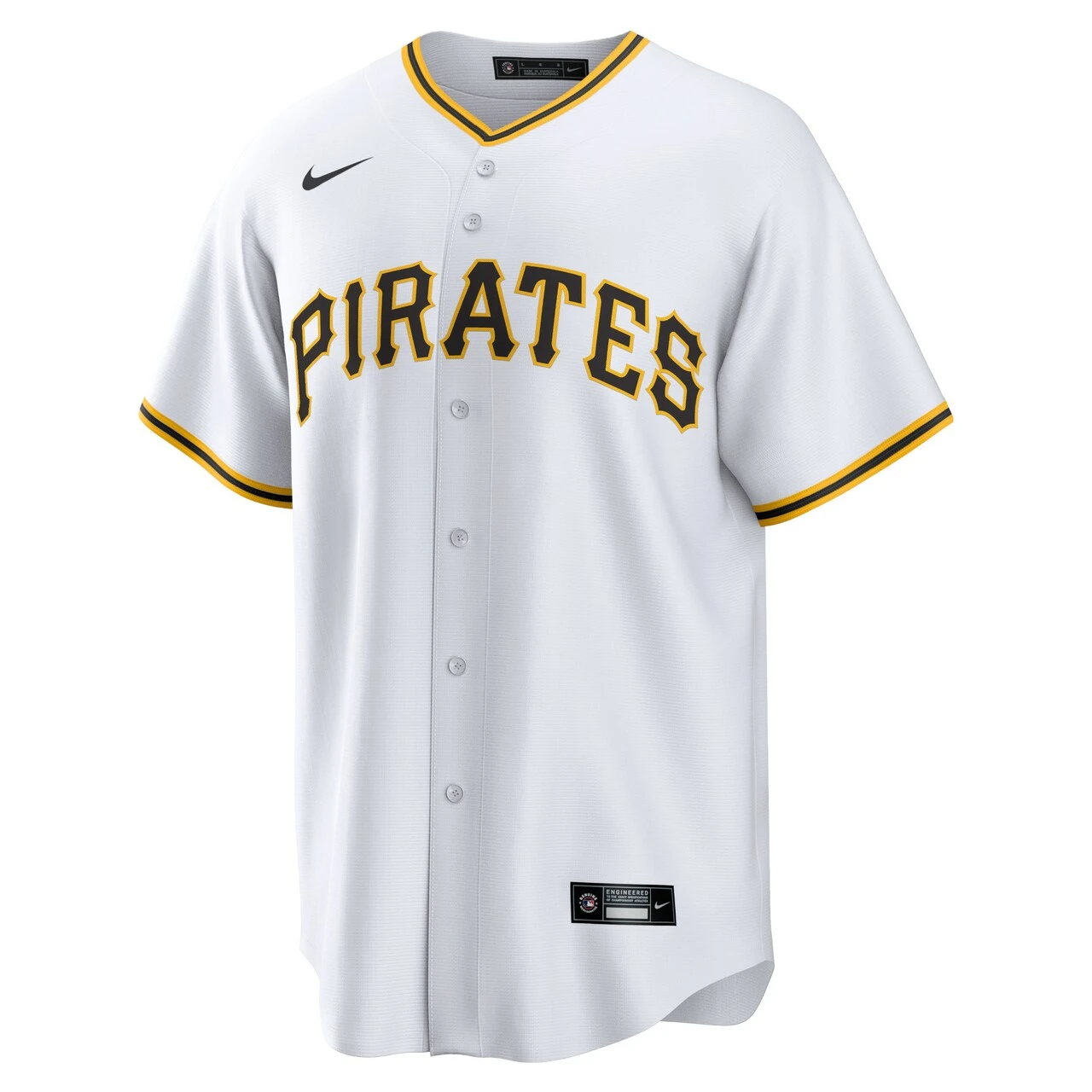 Men's Pittsburgh Pirates Roberto Clemente Nike White Home Replica Player Name Jersey - Image 2
