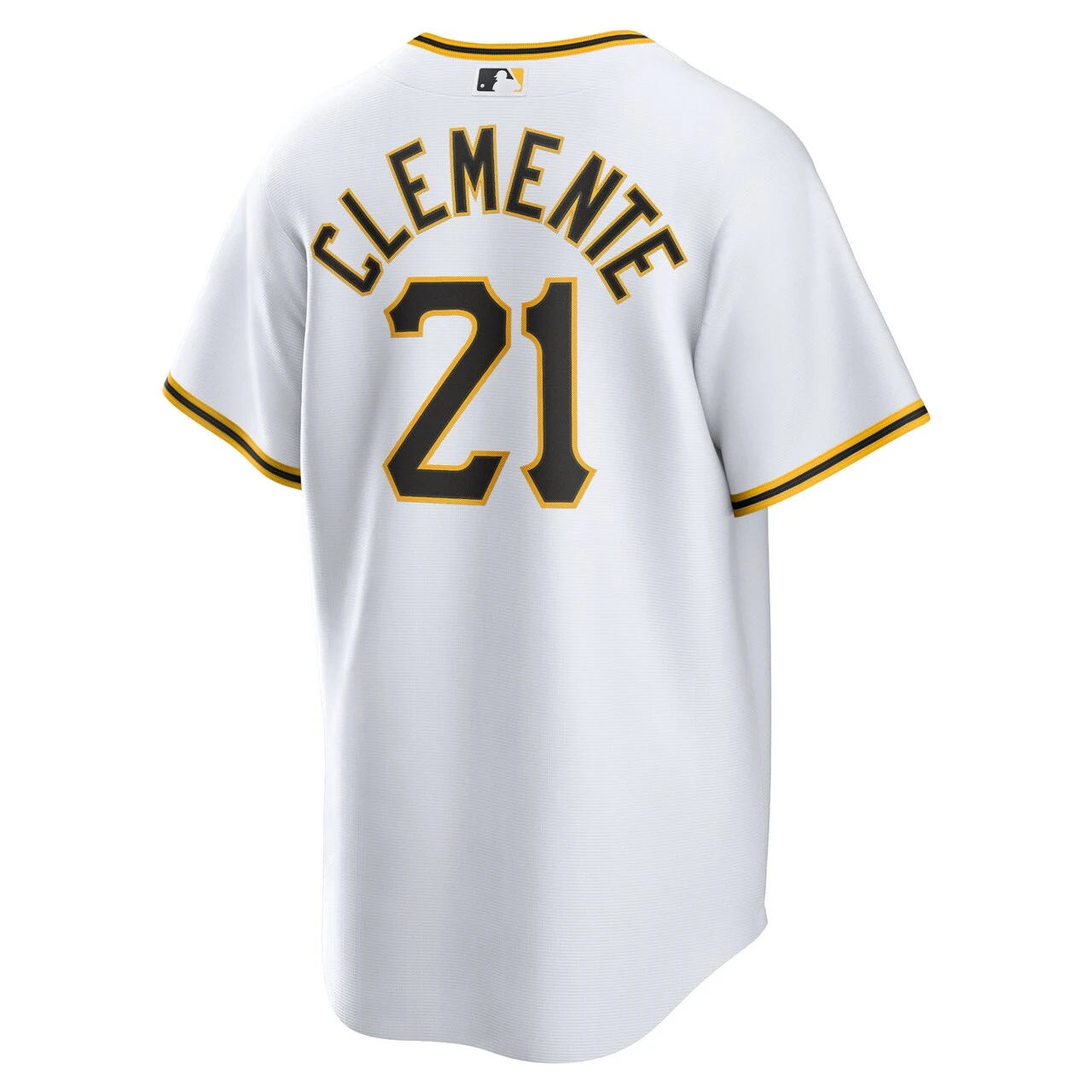 Men's Pittsburgh Pirates Roberto Clemente Nike White Home Replica Player Name Jersey - Image 3