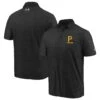 Men's Pittsburgh Pirates Under Armour Black Underline Performance Polo