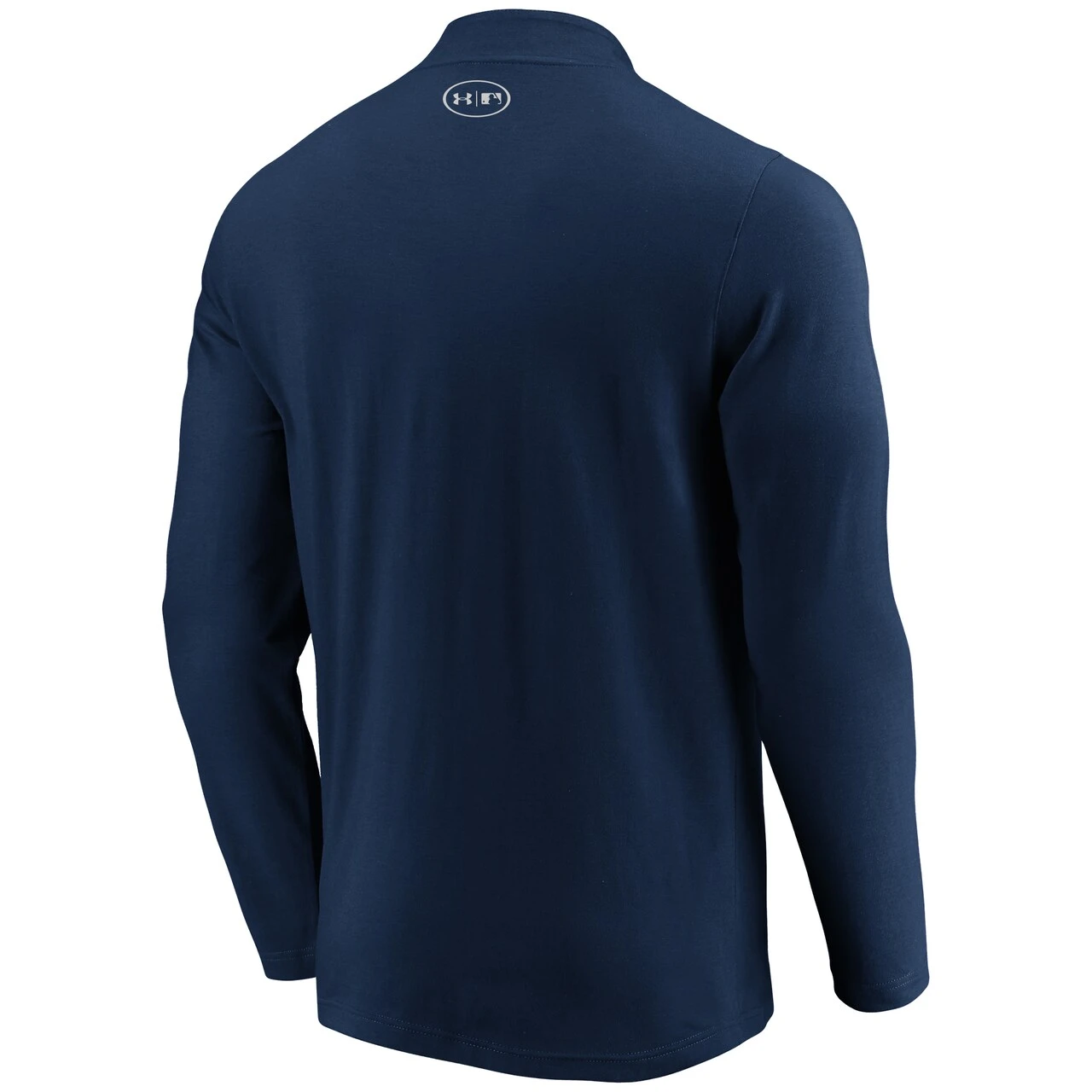 Men's Seattle Mariners Under Armour Navy Passion Performance Tri-Blend Quarter-Zip Pullover Jacket - Image 3