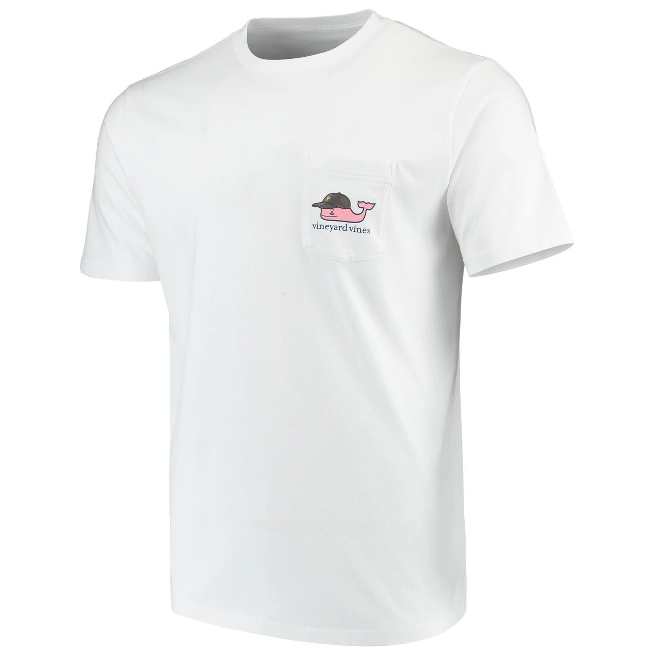 Men's Pittsburgh Pirates Vineyard Vines White Baseball Cap T-Shirt - Image 2