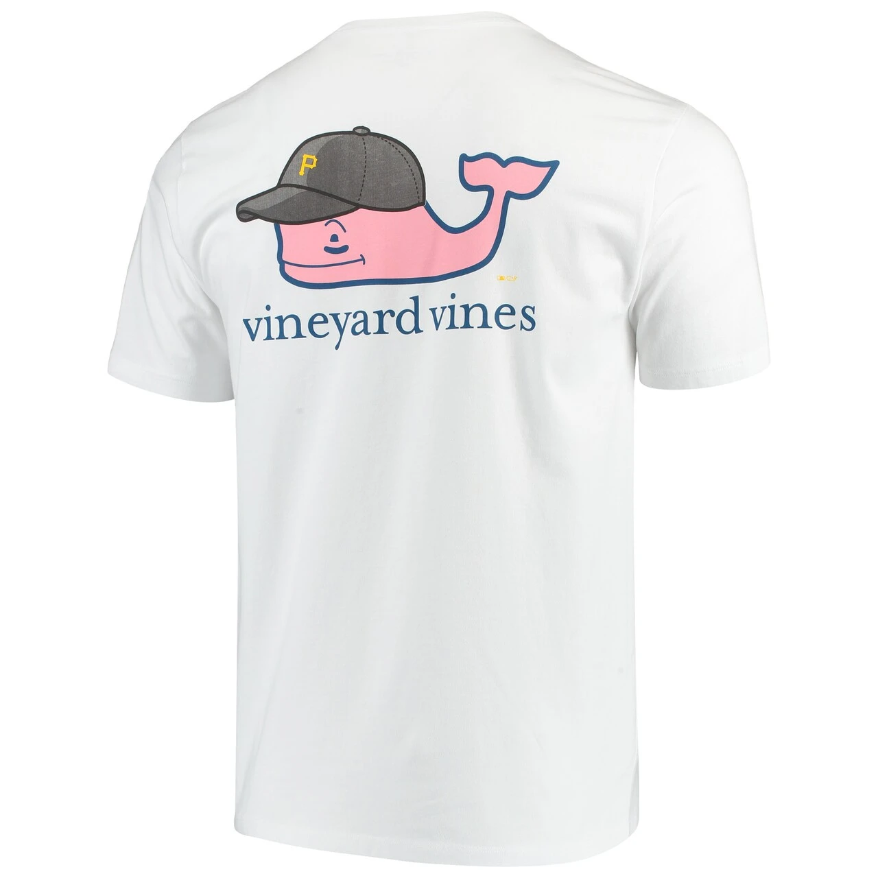 Men's Pittsburgh Pirates Vineyard Vines White Baseball Cap T-Shirt - Image 3