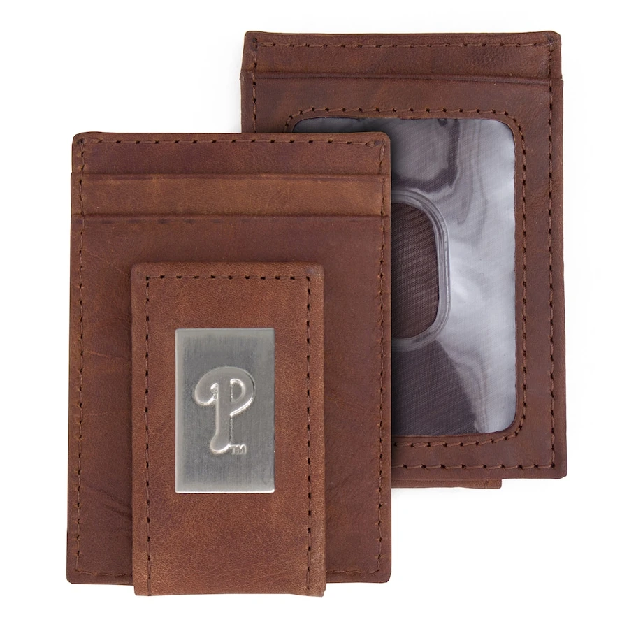 Philadelphia Phillies Leather Front Pocket Wallet