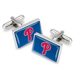 Philadelphia Phillies Logo Square Cufflinks