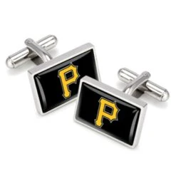 Pittsburgh Pirates Logo Square Cufflinks